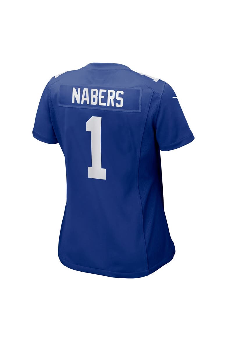 Women's Nike Malik Nabers  Royal New York Giants Game Jersey, Alternate, color, Royal