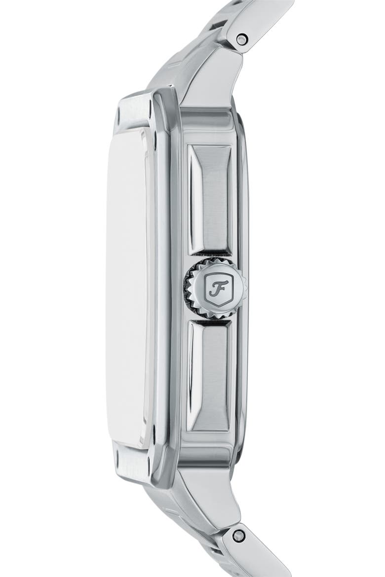 Crosby Bracelet Watch, 42mm x 30mm, Alternate, color, BLUE/ SILVER