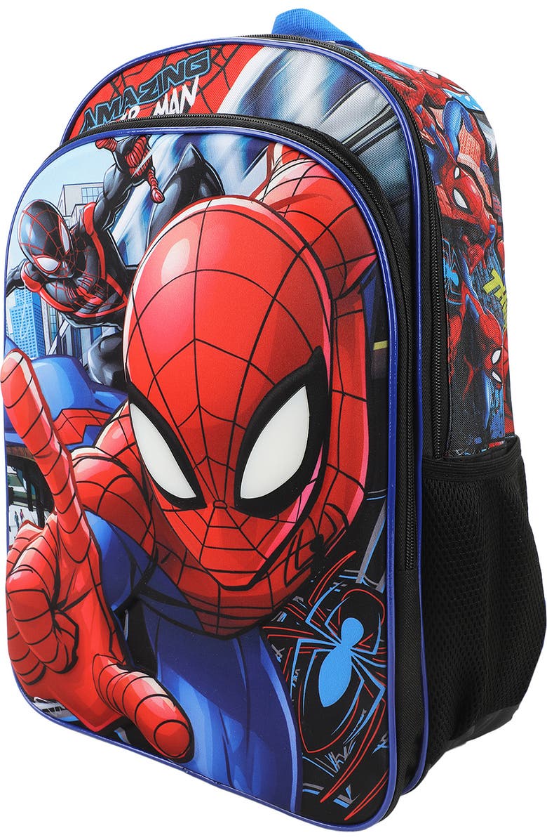 BIOWORLD Kids' Spider Man Backpack, Alternate, color,