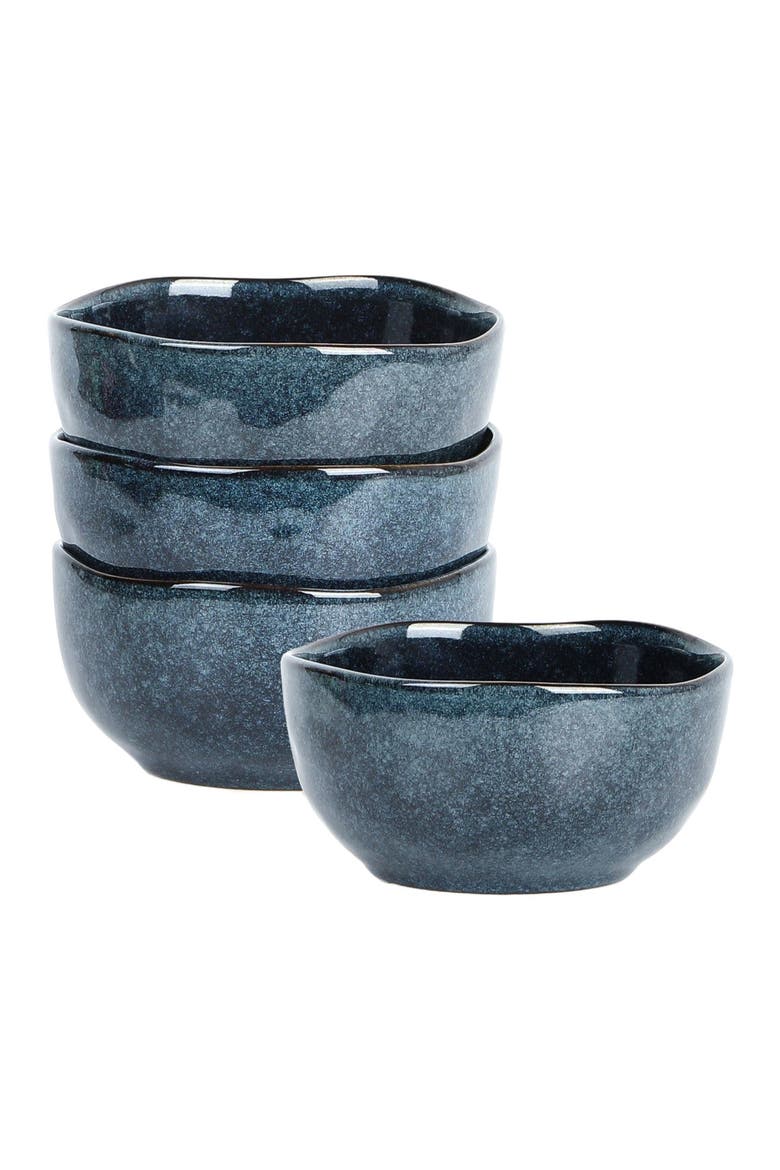 Mirella Stoneware 4-Piece Bowl Set, Main, color, Blue