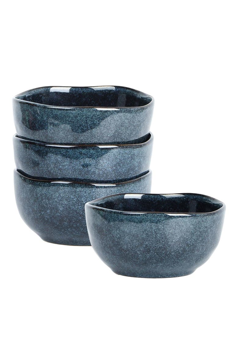 Stone Lain Mirella Stoneware 4-Piece Bowl Set, Main, color, Blue