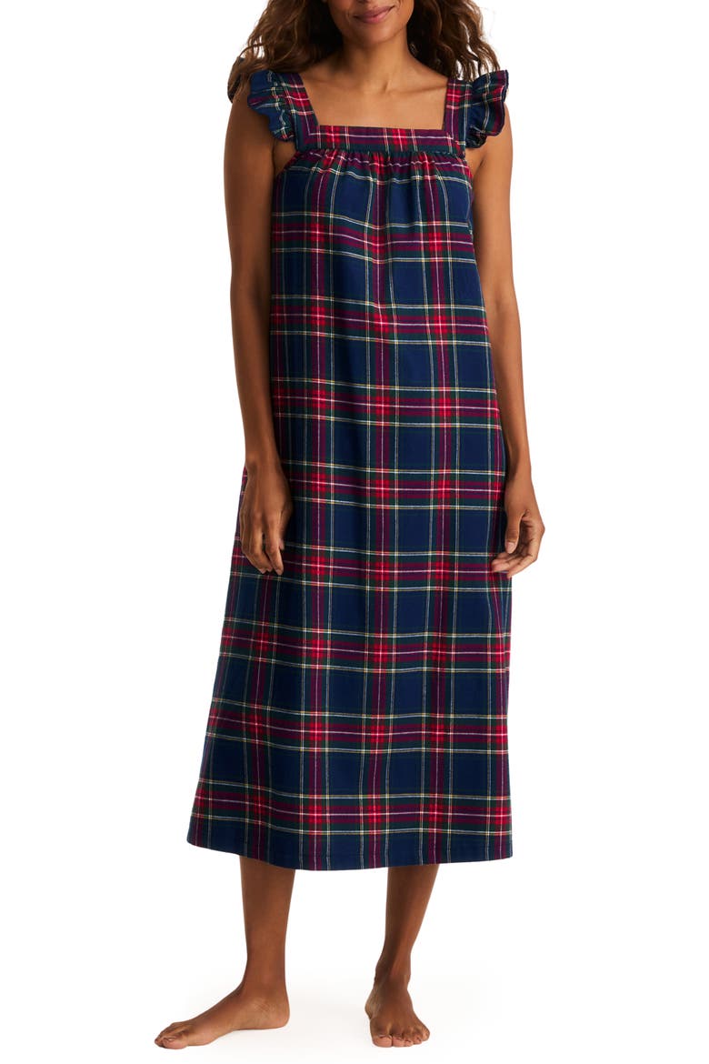 Clara Twill Nightgown, Main, color, NAVY