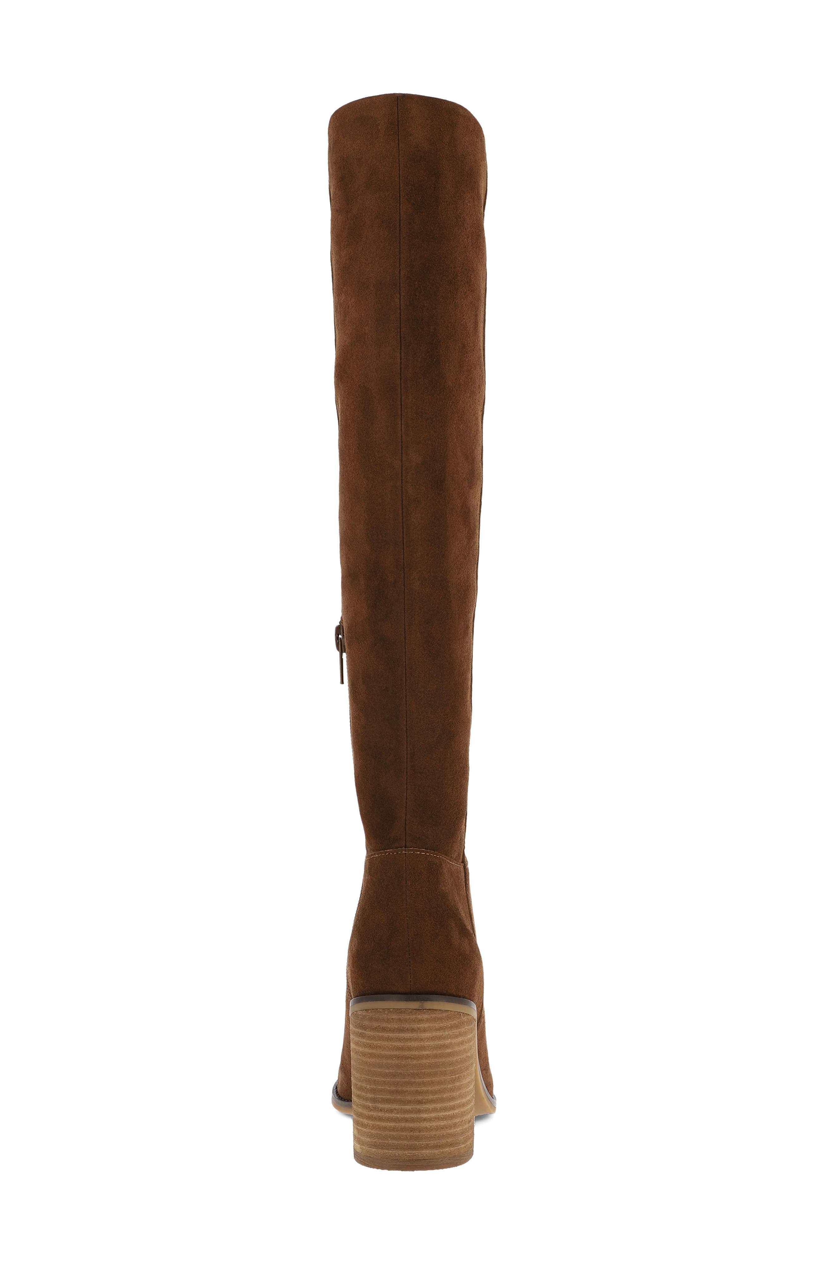 Landen Knee High Boot, Alternate, color, COGNAC
