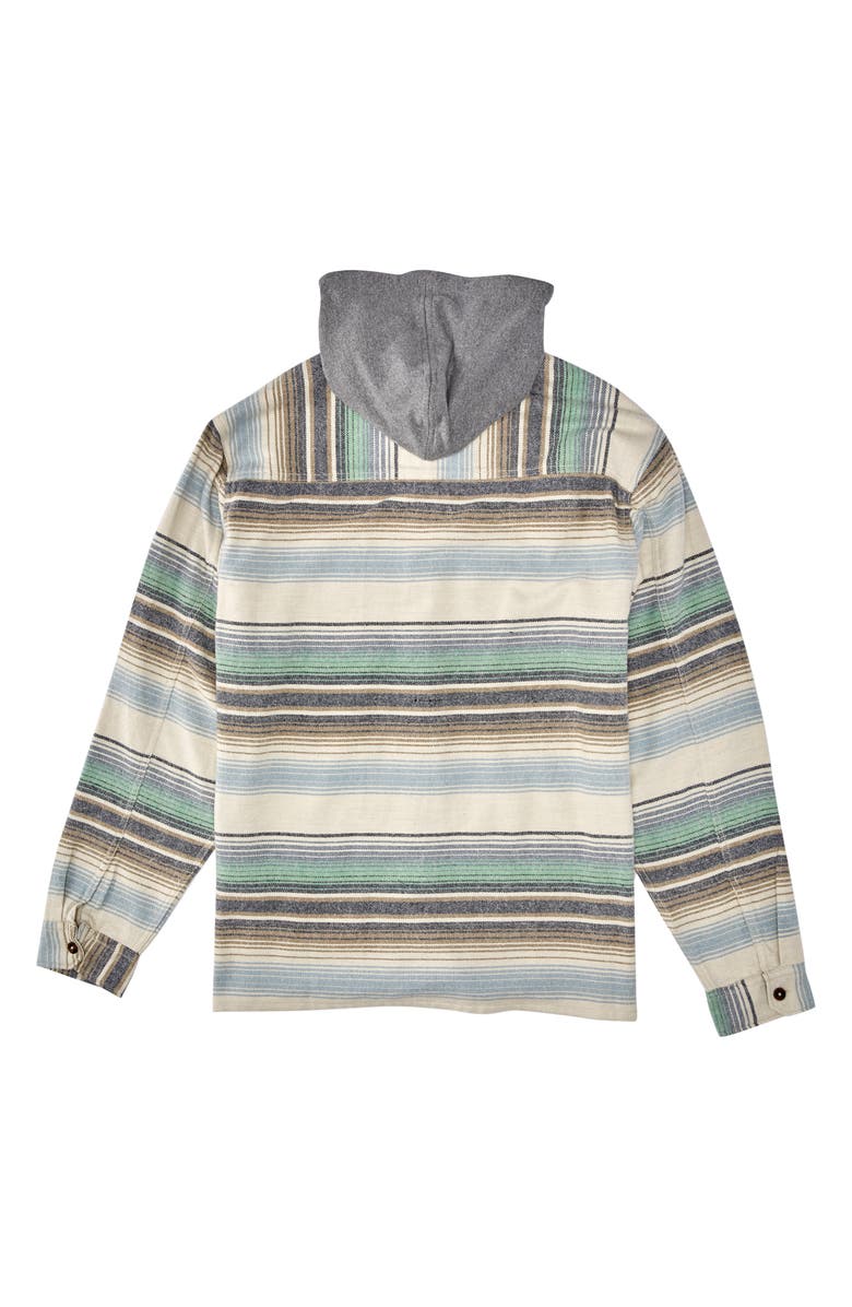 Billabong Kids' Baja Hooded Flannel Shirt, Alternate, color, 