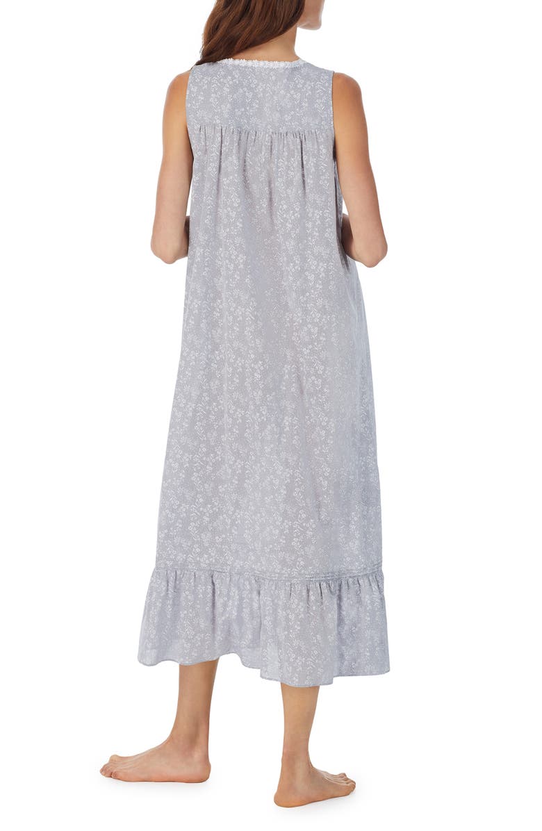 Eileen West Ballet Floral Print Cotton Nightgown, Alternate, color, 
