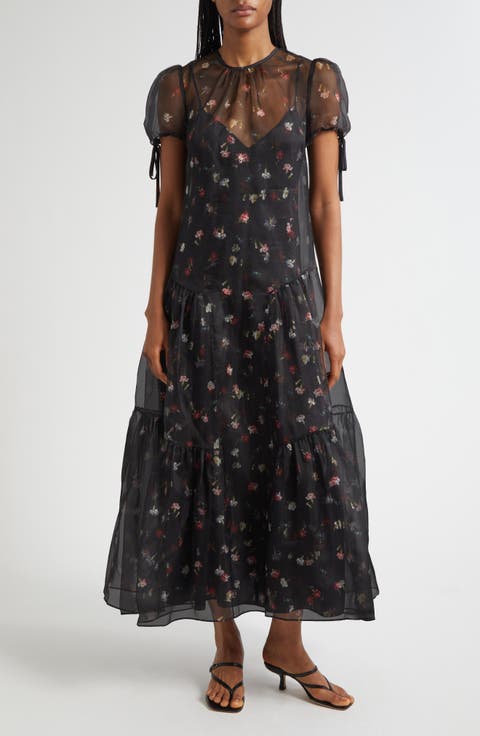 Kaida Tumbling Carnation Dress