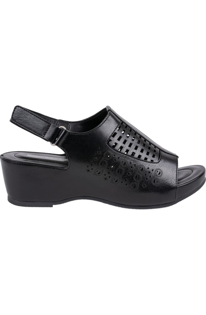 GOOD CHOICE NEW YORK Mahina Wedge Sandal, Alternate, color, Black