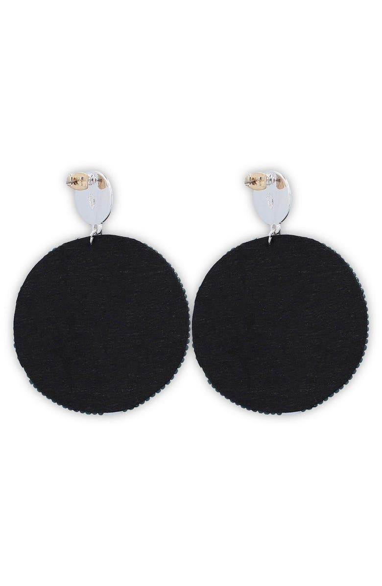 EMERSON STREET Michigan State Spartans Greta Beaded Disc Earrings, Alternate, color, 