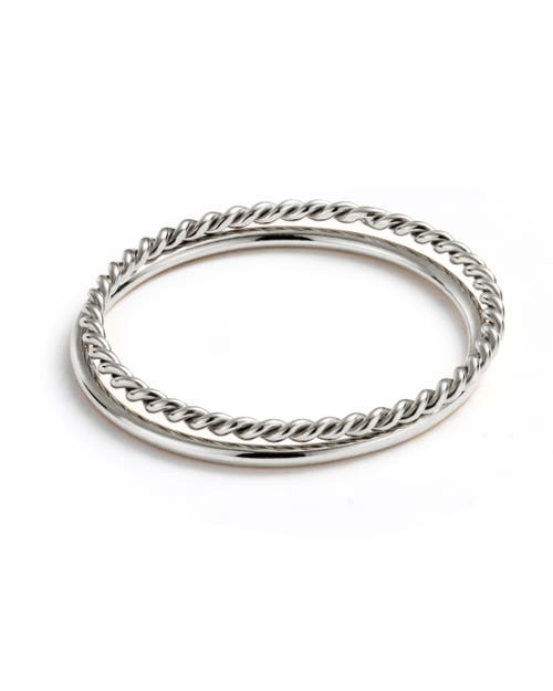 Ana Luisa 10k White Gold Rings, Set Of 2 In White Gold
