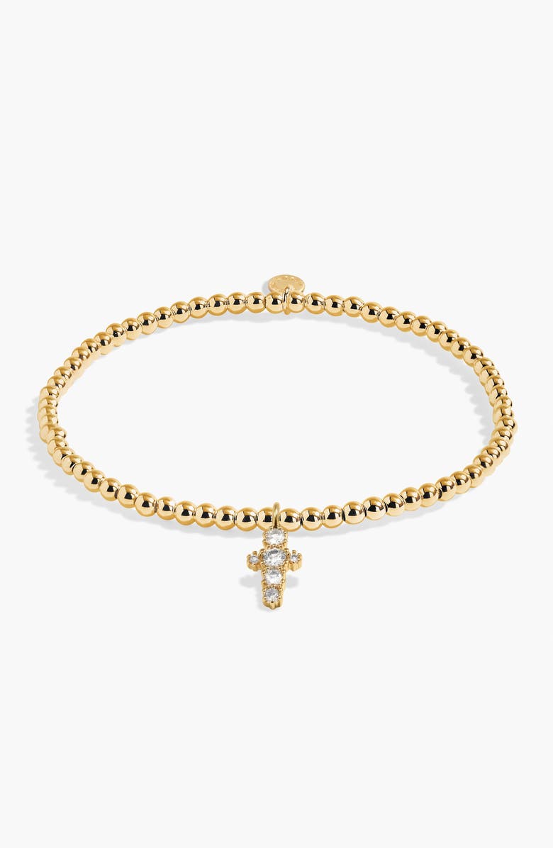 A Littles & Co Faith A Little 'Blessing' Bracelet In Gold-Tone Plating, Main, color, Metallic Gold
