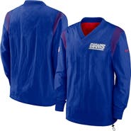 Nike Men's Nike Royal New York Giants Sideline Team ID Reversible Pullover Windshirt