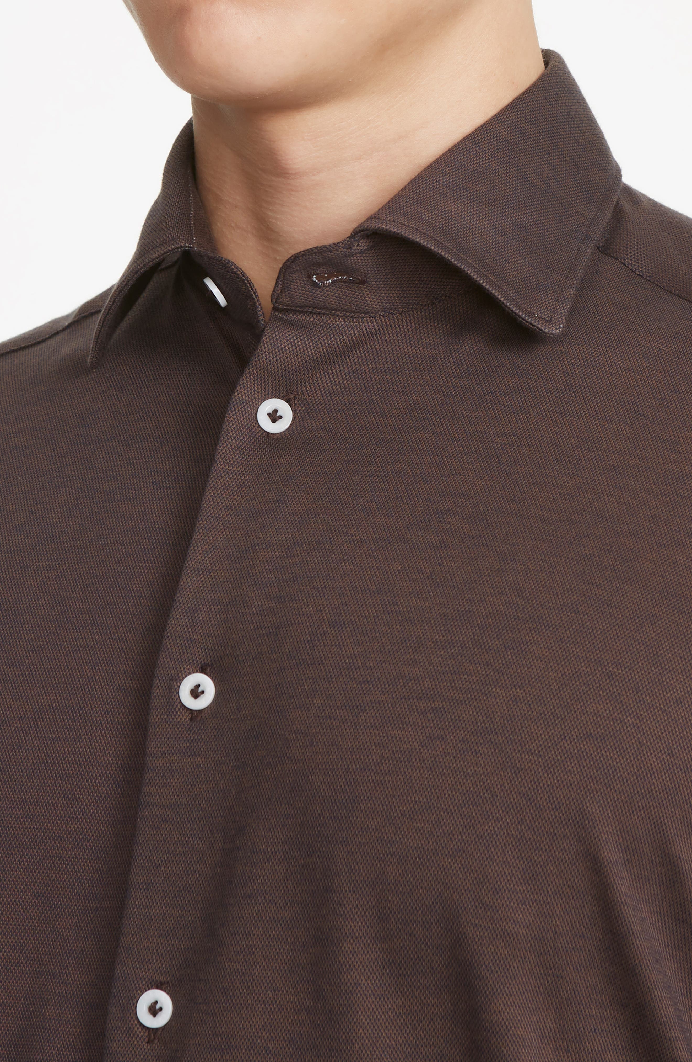 Abbott Knit Button-Up Shirt - image 2