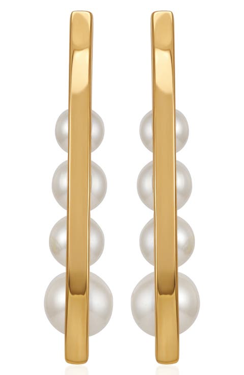 Linear Stud Earrings