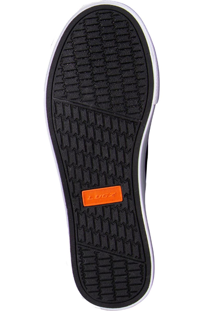 LUGZ Clipper Slip-On Sneaker - Wide Width, Alternate, color, Black /White/ Black