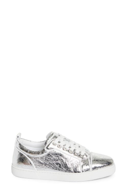 Christian Louboutin Louise Orlato Metallic Red Sole Sneakers