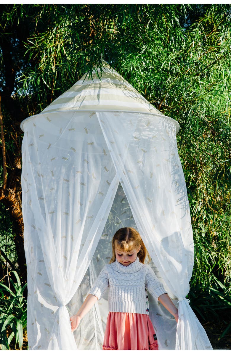Pacific Play Tents Fireflies Hanging Canopy, Alternate, color, Gold White