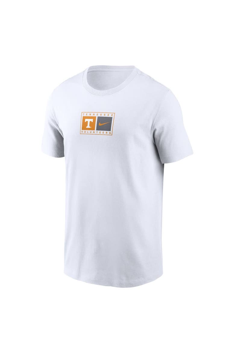 Men's Nike White Tennessee Volunteers Campus Logo Swoosh T-Shirt, Alternate, color, White