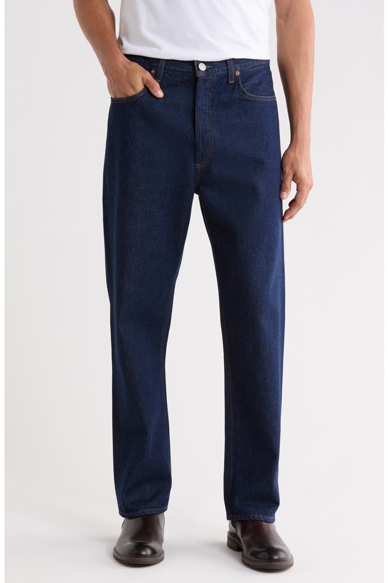 90s Relaxed Straight Fit Jeans, Main, color, RINSE RINSE INDIGO