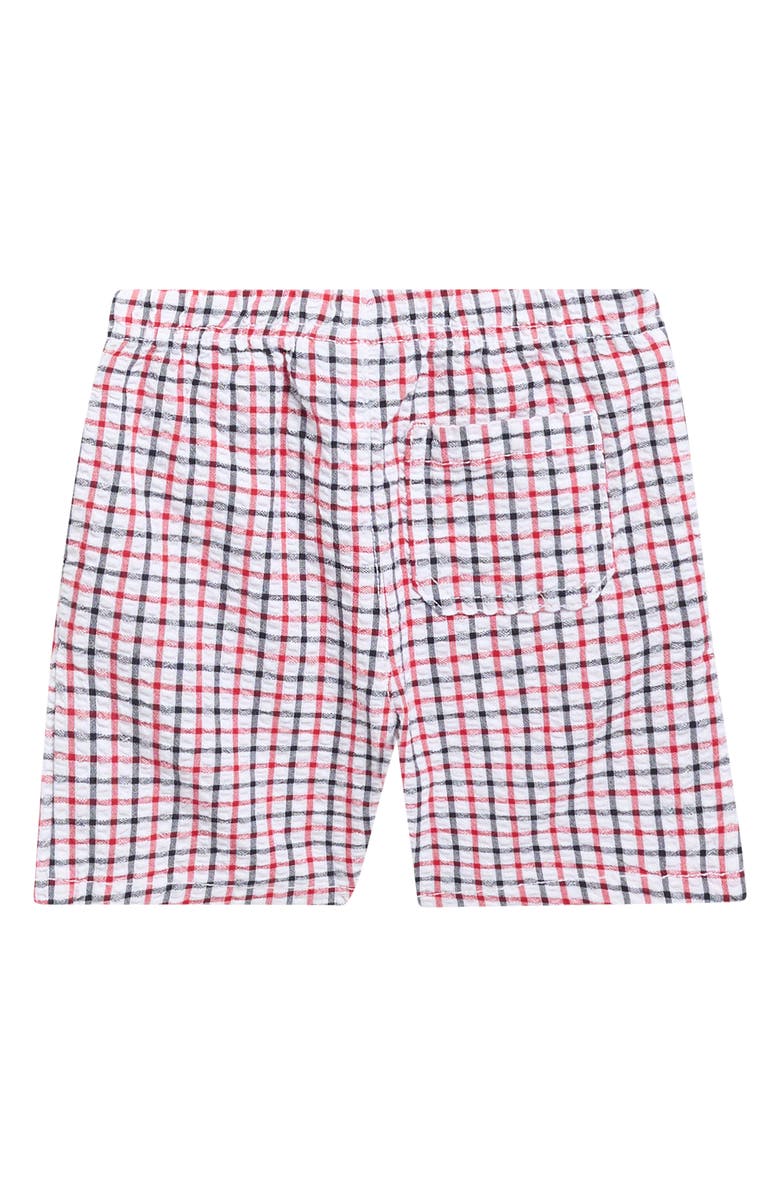 Tommy Hilfiger Short Sleeve Button-Up Shirt & Shorts Set, Alternate, color, Red