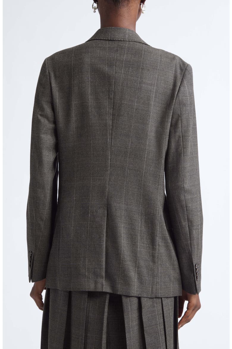 Embellished Wool Blend Blazer, Alternate, color, PEAT/ PEARL/ CLEAR