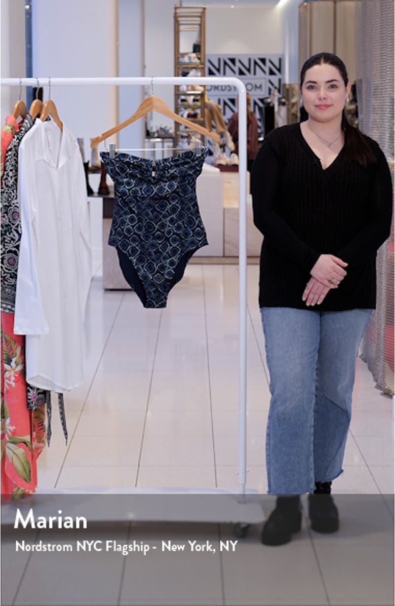 Monterey Strapless One-Piece Swimsuit, sales video thumbnail