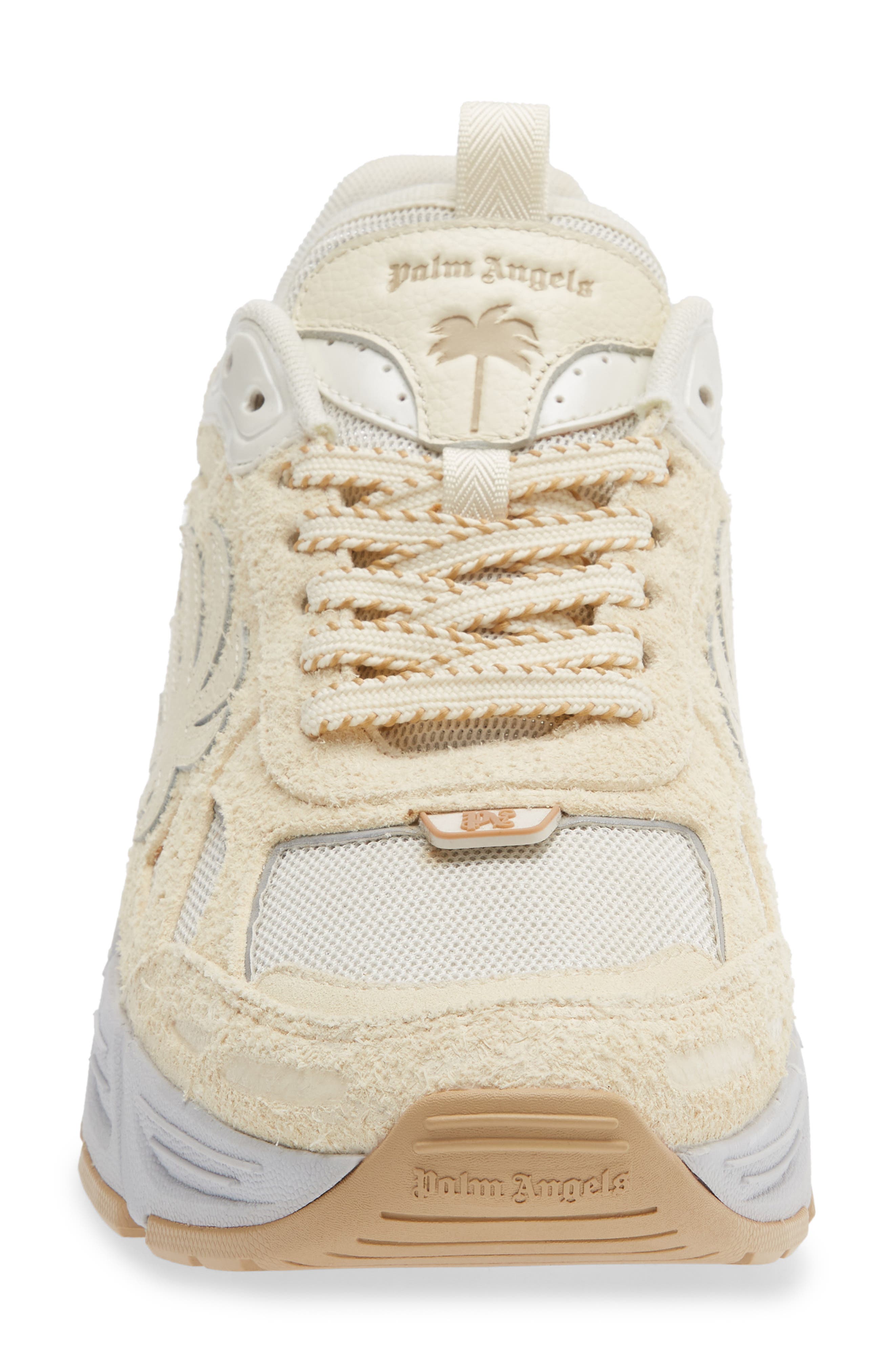 Palm Angels The Palm Runner Sneaker, Alternate, color, Beige