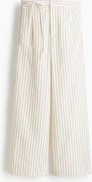 H&M Tie-detail Trousers