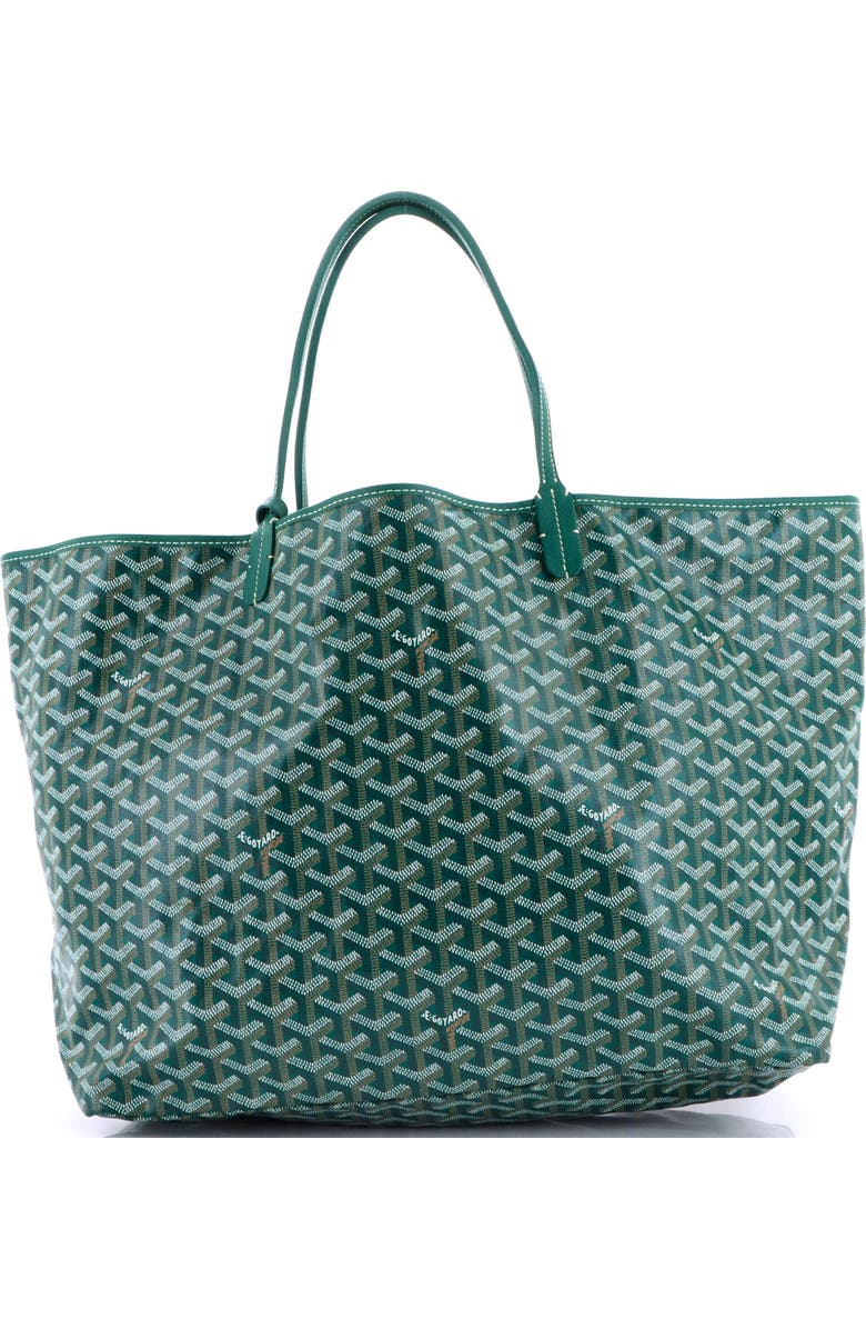 Pre-Owned Goyard Saint Louis Tote Coated Canvas GM, Alternate, color, Green