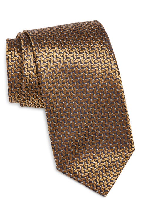 Geometric Silk Tie