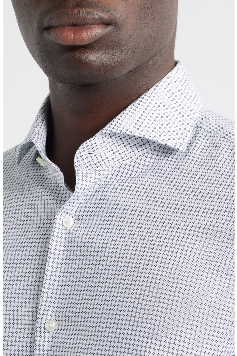 H-Hank Slim Fit Dress Shirt, Alternate, color, DARK BLUE