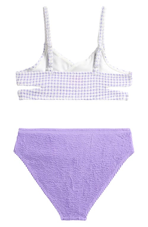 MIKEN SWIM MIKEN SWIM KIDS' WRAPPED TWO-PIECE SWIMSUIT