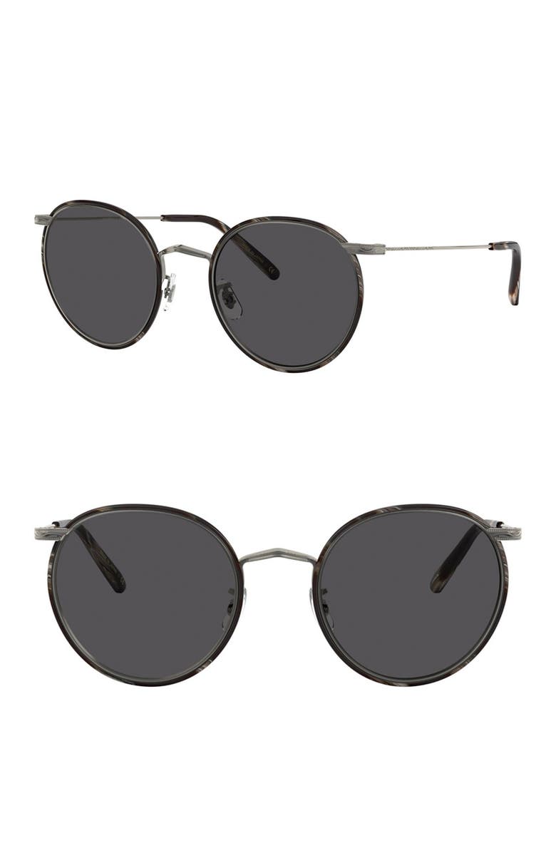 Oliver Peoples Casson 49mm Round Sunglasses, Main, color,