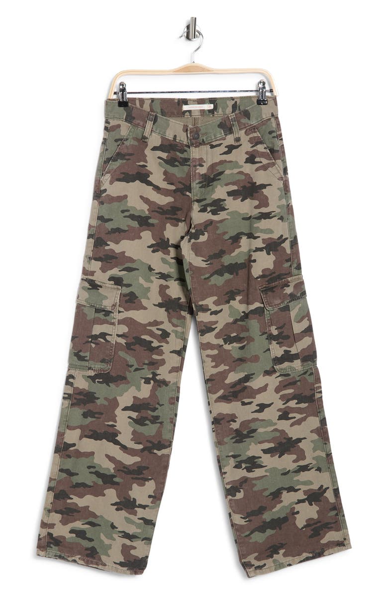 Levi's Superlow Loose Fit Cargo Pants, Main, color, Waller Camo Covert Canvas