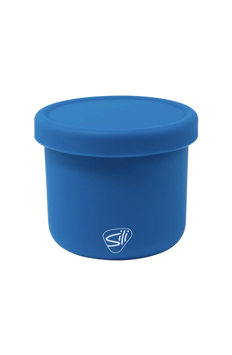 Silipint Silicone 10oz Lidded Bowls 2 Pack, Alternate, color, Blue