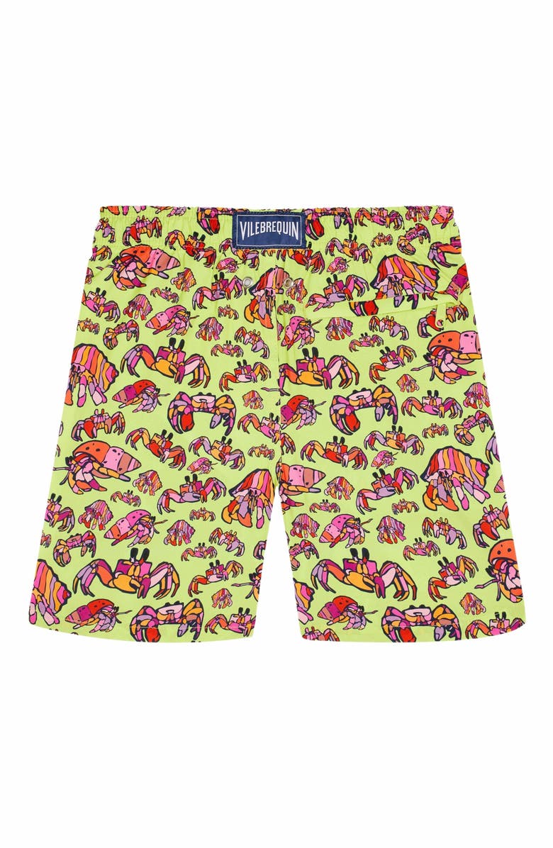 Vilebrequin Kids' Hermit Crabs Ultra-Light and Packable Swim Shorts, Alternate, color, 