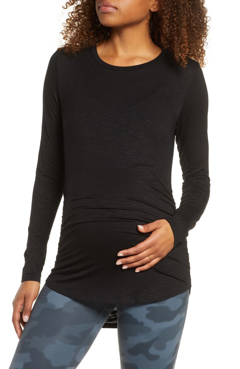 Zella Mamasana Maternity Shirt, Main, color, 