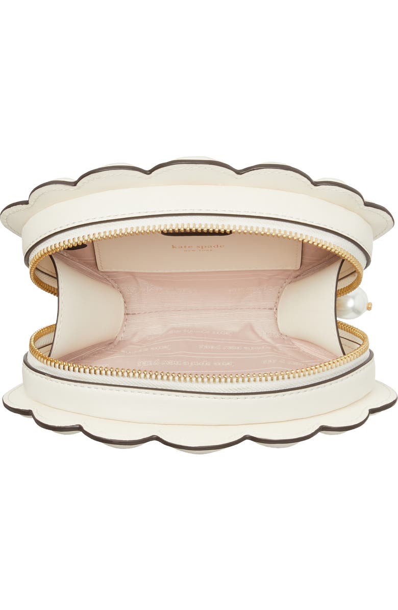 Kate Spade New York what the shell pearlized smooth leather seashell crossbody, Alternate, color,
