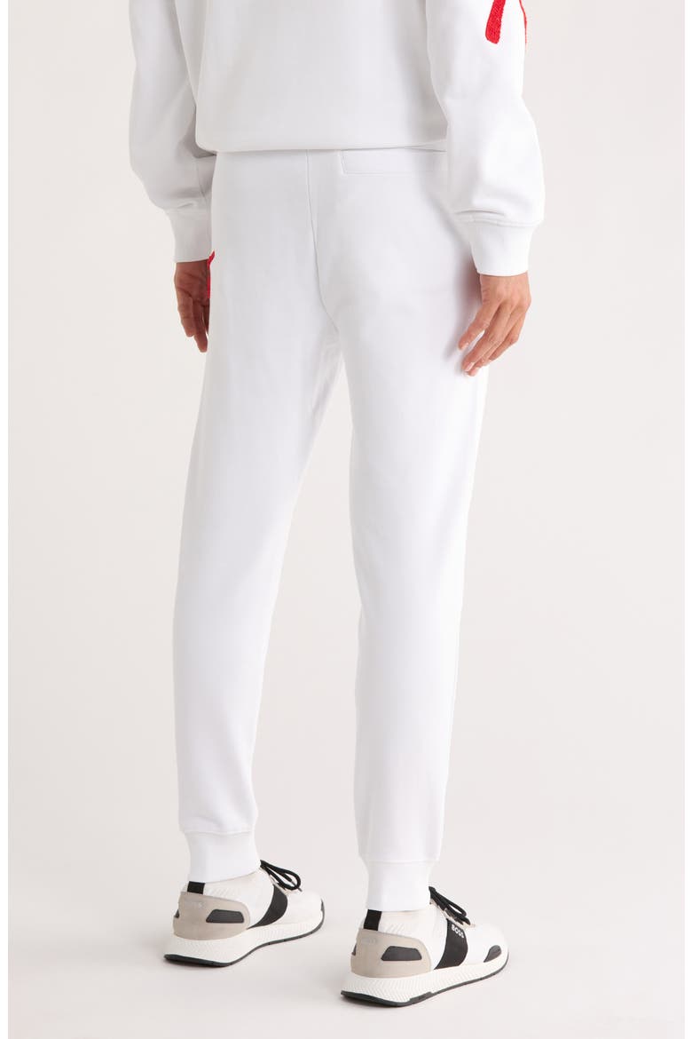 Drog Logo Cotton Pants, Alternate, color, WHITE