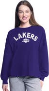 G-III 4HER BY CARL BANKS Women's G-III 4Her by Carl Banks Purple Los Angeles Lakers Athletic Pullover Sweatshirt