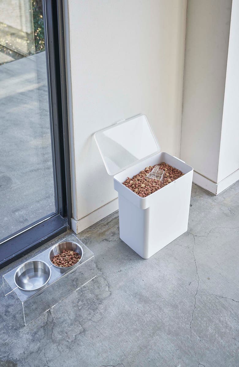 Yamazaki Large Airtight Pet Food Storage Container, Alternate, color, White