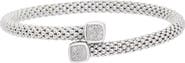 MESHMERISE Sterling Silver Mesh Bangle