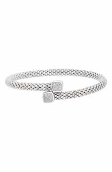 Sterling Silver Mesh Bangle