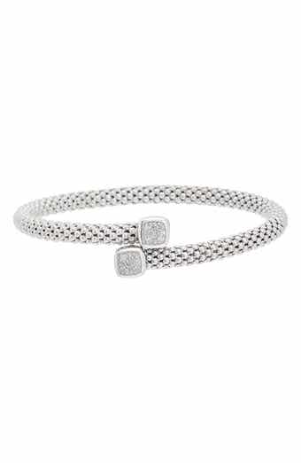 Sterling Silver Mesh Bangle