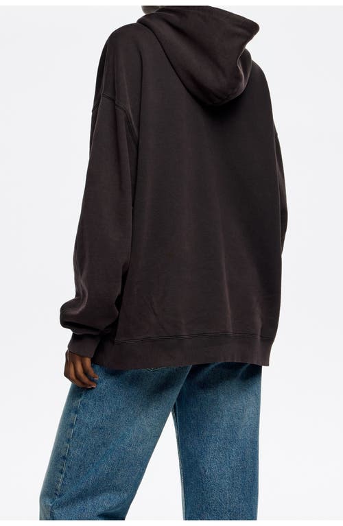 Bimba Y Lola Logo Tie Hoodie In Burgundy