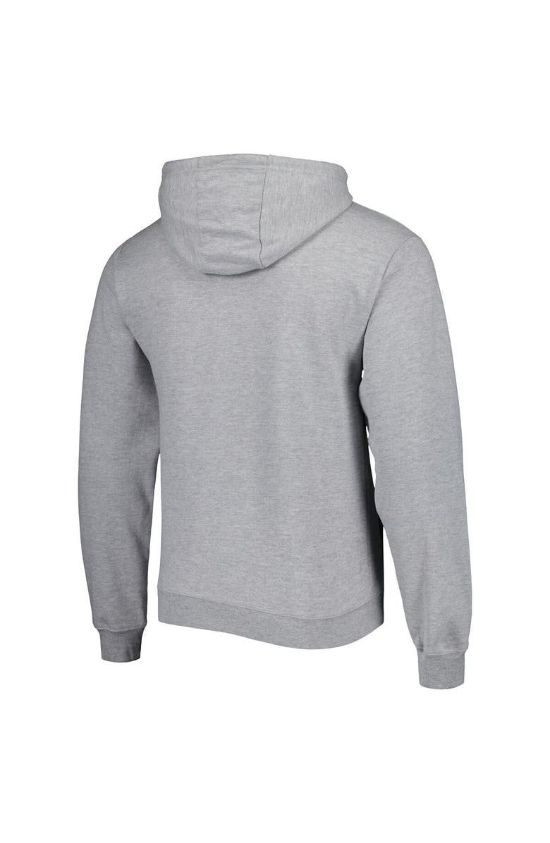 LEAGUE COLLEGIATE WEAR Men's League Collegiate Wear Heather Gray Clemson Tigers Arch Essential Fleece Pullover Hoodie, Alternate, color, Gray