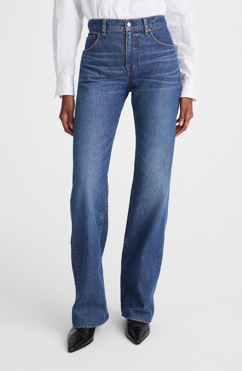 Madewell Relaxed Fit Bootcut Jeans, Main, color, Pleasantville Wash