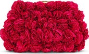 BADGLEY MISCHKA Lulu Mini Rose Cluster Pouch Clutch