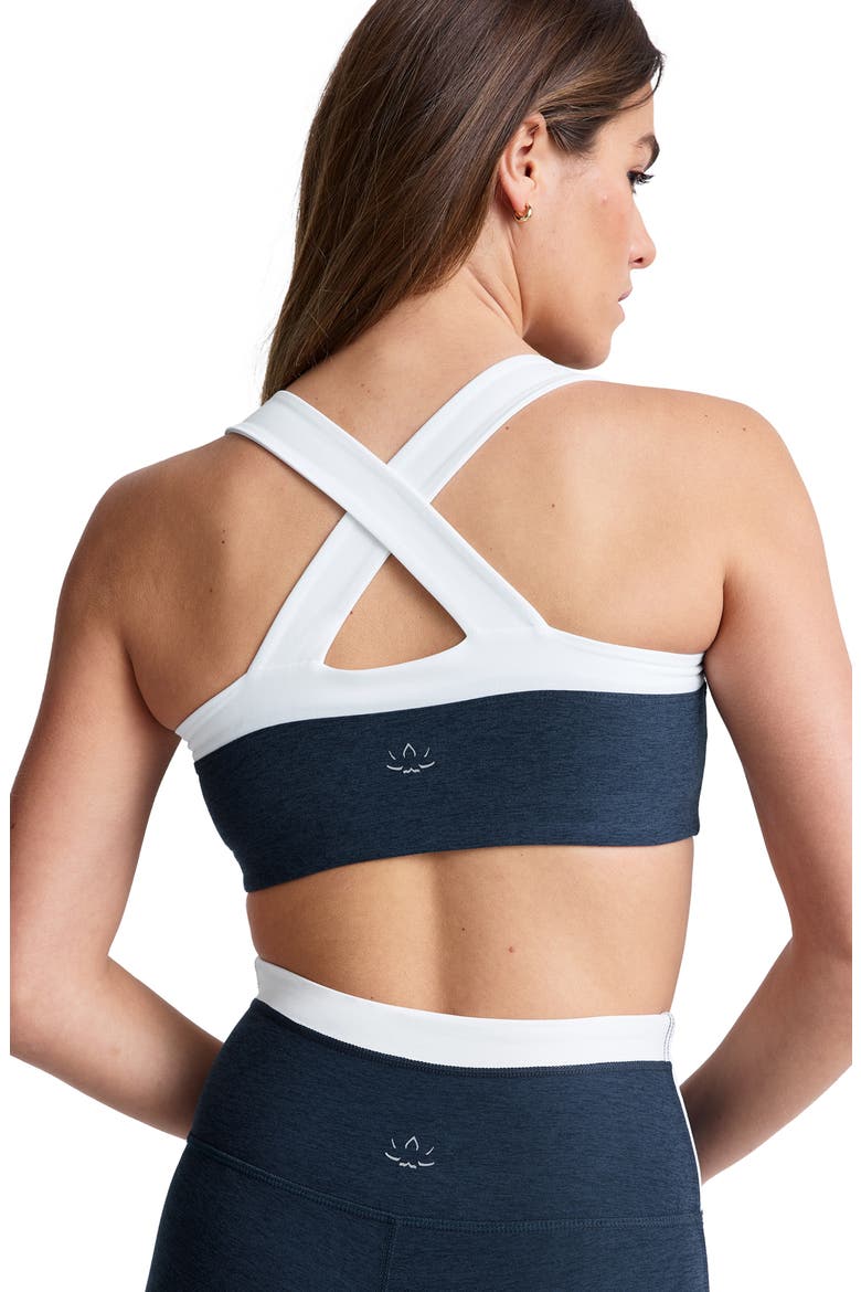 Space Dye Colorblock Sports Bra, Alternate, color, NOCTURNAL NAVY/CLOUD