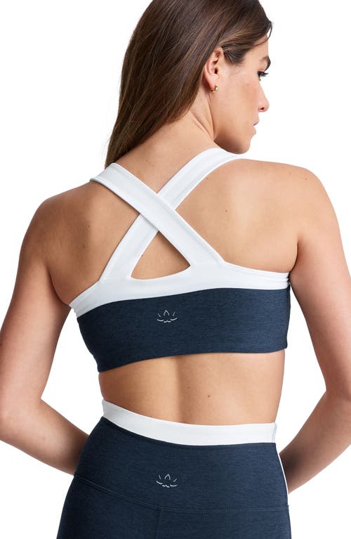 Beyond Yoga Space Dye Colorblock Sports Bra