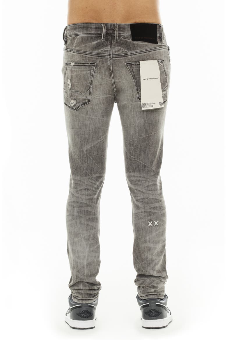 Punk 601 Ripped Super Skinny Jeans, Alternate, color, ZEPHYR